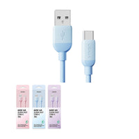 Câble silicone type C 6A couleurs pastelles Fasting