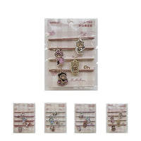 Elastiques avec breloques 4pcs MIKKO