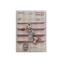 Elastiques avec breloques 4pcs MIKKO