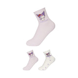 Chaussettes enfants 2 paires 9-12 ans Kuromi Strawberry SANRIO
