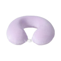 Coussin de cou mémoire de forme violet Solid color