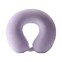 Coussin de cou mémoire de forme violet Solid color