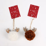 Décoration pompon renne Noël