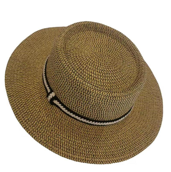 Chapeau de paille tressé
