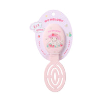 Brosse portable avec miroir SANRIO Strawberry