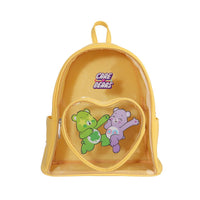 Sac à dos transparent jaune CARE BEARS