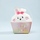 Petit Panier Lapin peluche SPRING