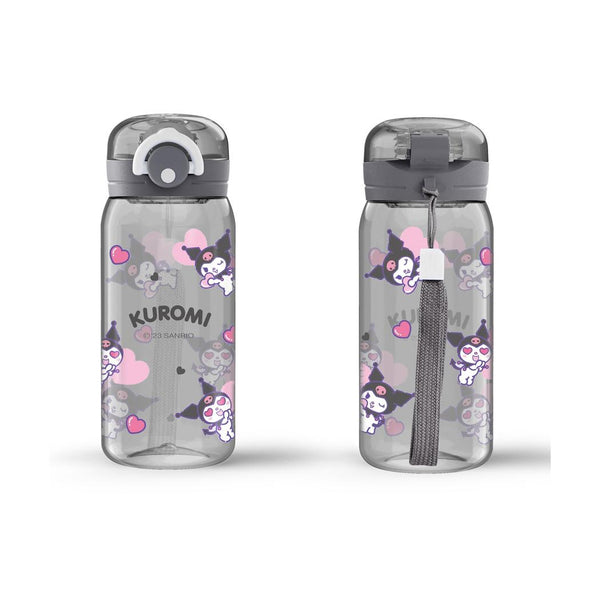 Gourde plastique avec lanière 450ml Kuromi SANRIO