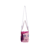 Sac bandoulière satin violet Ariel DISNEY manga princesse