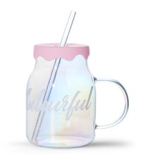 Tasse écaille de poisson avec couvercle 520ml HOLOGRAPHIC