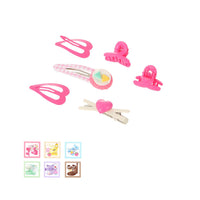 Boîte colorée avec assortiments de pinces à cheveux enfants Kid's