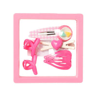 Boîte colorée avec assortiments de pinces à cheveux enfants Kid's