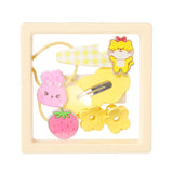 Boîte colorée avec assortiments de pinces à cheveux enfants Kid's