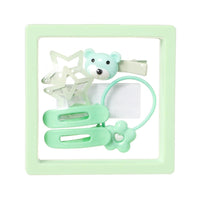 Boîte colorée avec assortiments de pinces à cheveux enfants Kid's