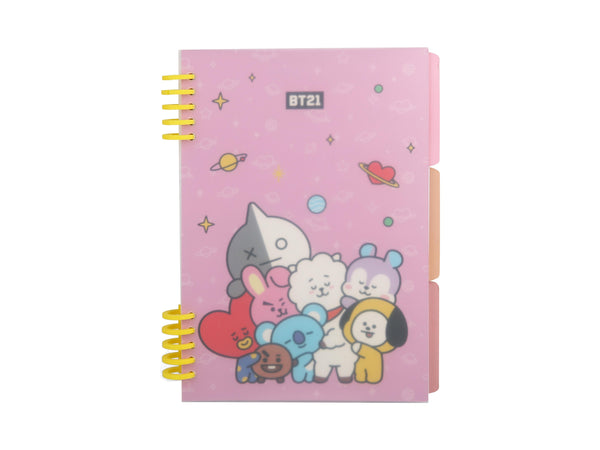 Carnet B5 60 pages 7 modèles BT21