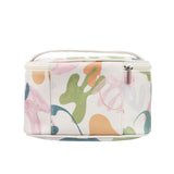 Trousse cosmétique grise Abstract Floral