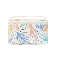 Trousse cosmétique blanche Abstract Floral