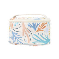 Trousse cosmétique blanche Abstract Floral