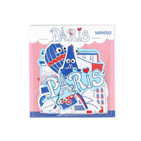 Autocollants Tour Eiffel 8pcs Paris Souvenir