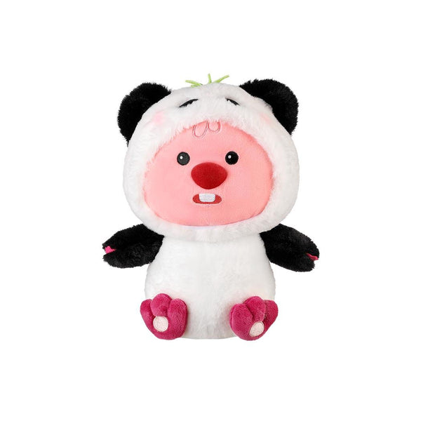 Peluche costume de Panda 25cm Zanmang Loopy