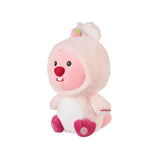 Peluche costume de Lapin 25cm Zanmang Loopy