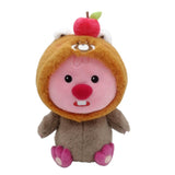 Peluche costume de Panda roux 25cm Zanmang Loopy