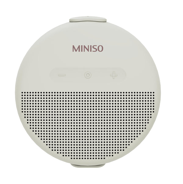Enceinte ronde ss fil BT2107 beige Wireless