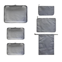 Organisateurs de voyage gris 6 pcs Travel Collection