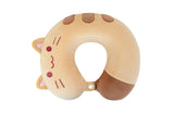 Coussin de cou marron Chat mémoire de forme Cat Series