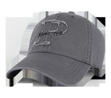 Casquette grise effilochée P Ripped Series