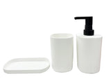 Ensemble d'accessoires de salle de bain blc 3 pcs White & Gray Series