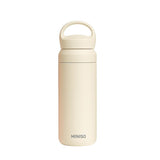 Bouteille isotherme unie beige 500ml avec poignée Solid Color Series