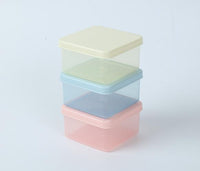 Grand récipient alimentaire 3 pcs Macaron Series