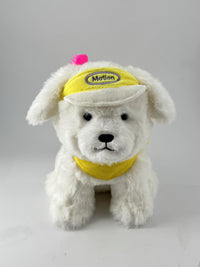 Peluche Maltese 23 cm en position assise Fluffy Puppy Series