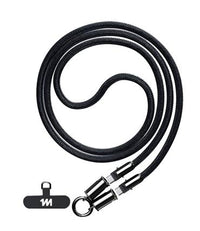 Cordon pour téléphone noir tressé bandoulière 1,2m Mini Ultra Series