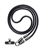Cordon pour téléphone noir tressé bandoulière 1,2m Mini Ultra Series