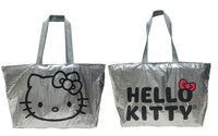 Sac cabas extra large et léger argenté Hello Kitty Series