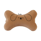 Coussin forme os pour chien marron Tutogou Series