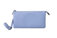 Portefeuille bleu double femme Textured Series