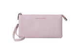 Portefeuille rose double femme Textured Series