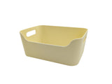 Boîte de rangement jaune Macaron Series