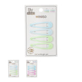 Pinces à cheveux minimalistes changent de couleur aux UV 4 pcs UV Series