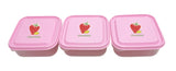 Boîtes alimentaires 3 pcs Strawberry Series