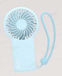 Ventilateur portable pliable bleu 1000mAh Macaron Series