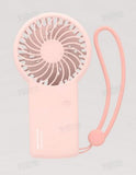 Ventilateur portable pliable rose 1000mAh Macaron Series