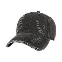 Casquette déchirée grise Ripped Series