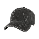 Casquette déchirée grise Ripped Series