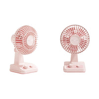 Ventilateur de bureau rose vintage 1200 mAh Retro Series