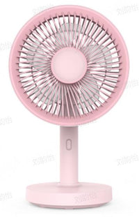 Ventilateur de bureau rose 1800mAh Macaron Series