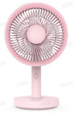 Ventilateur de bureau rose 1800mAh Macaron Series